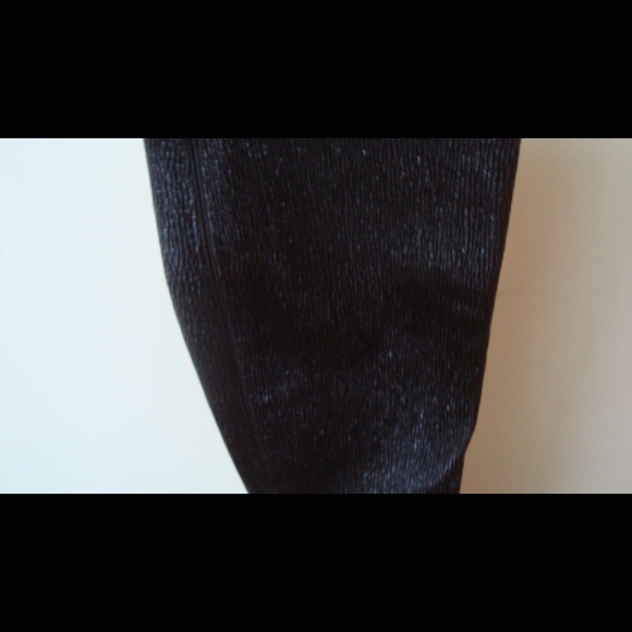 Rocco p brown knee high heel boot with sheen 7 - Picture 13 of 15